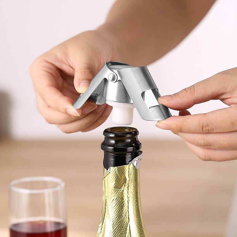 Wine Beer Champagne - المحمولة الصلب الشمبانيا مثبت زجاجي لامعة
