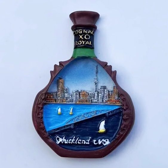 Wine Xo - ثلاجة مغناطيسية إبداعية مع زجاجة نبيذ