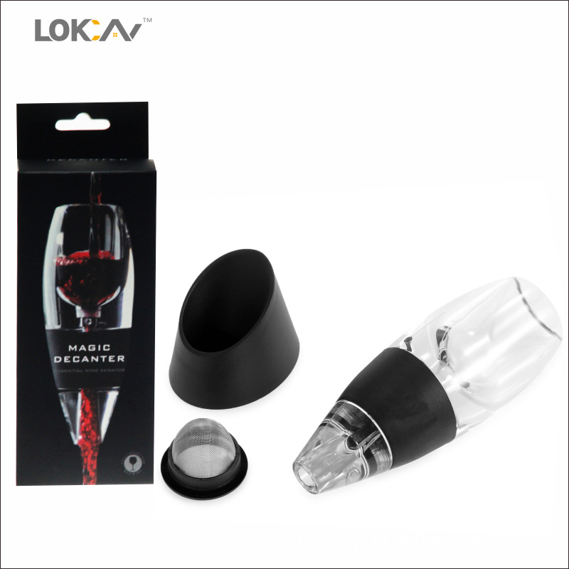 Decanter Aerator Set - إبريق سكب النبيذ الأحمر الاحترافي مع