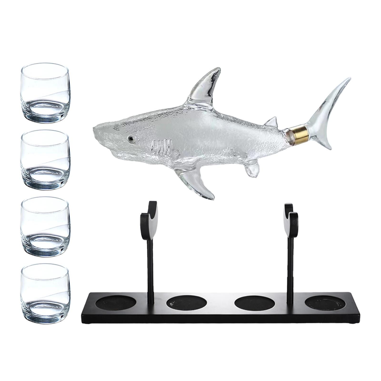 Decanter Aerator Set - مجموعة تهوية النبيذ على شكل سمكة