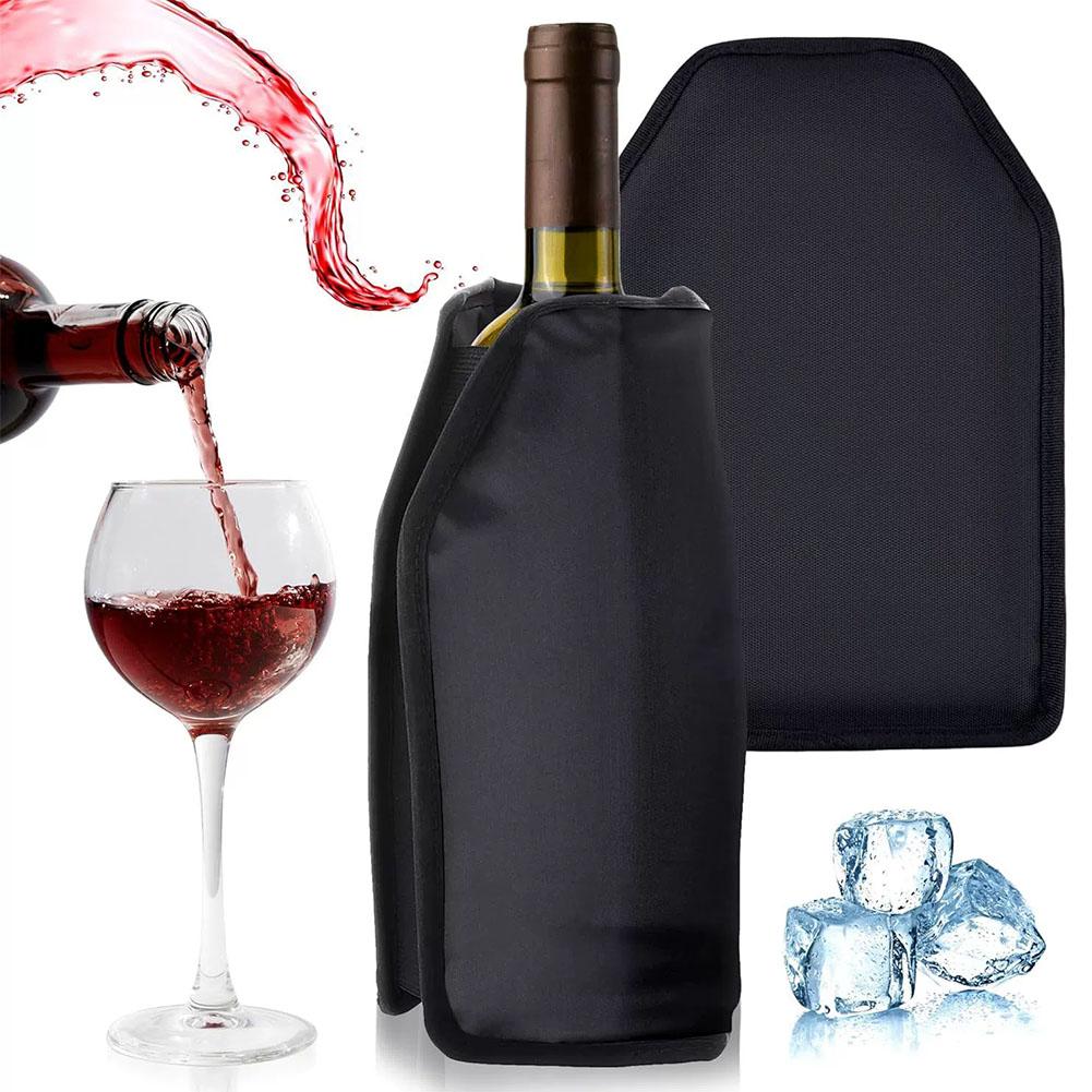 Wine Beer Champagne - حامل تبريد النبيذ، كيس ثلج، حامل