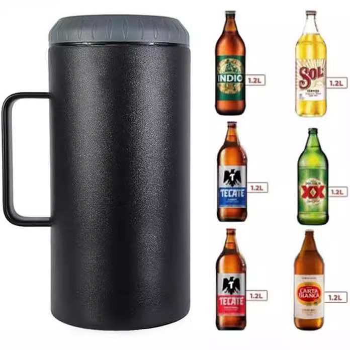 Wine Beer Champagne - مخصص 40oz طبقة مزدوجة الفولاذ المقاوم