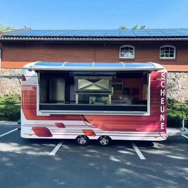 حار بيع شاحنة بيع متنقلة ثلاثي - مراجعة Wine Beer Truck وسعره