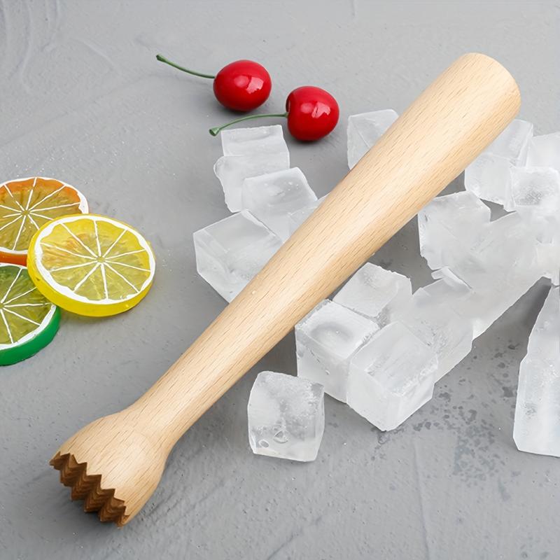 【جميل】1 قطعة مدقة ثلج خشبية من - مراجعة Muddler Cocktail Bar وسعره