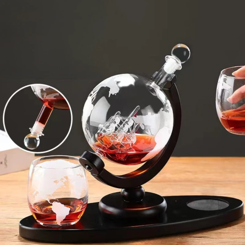 كرة أرضية على شكل ويسكي الدورق - مراجعة Decanter Aerator Set وسعره
