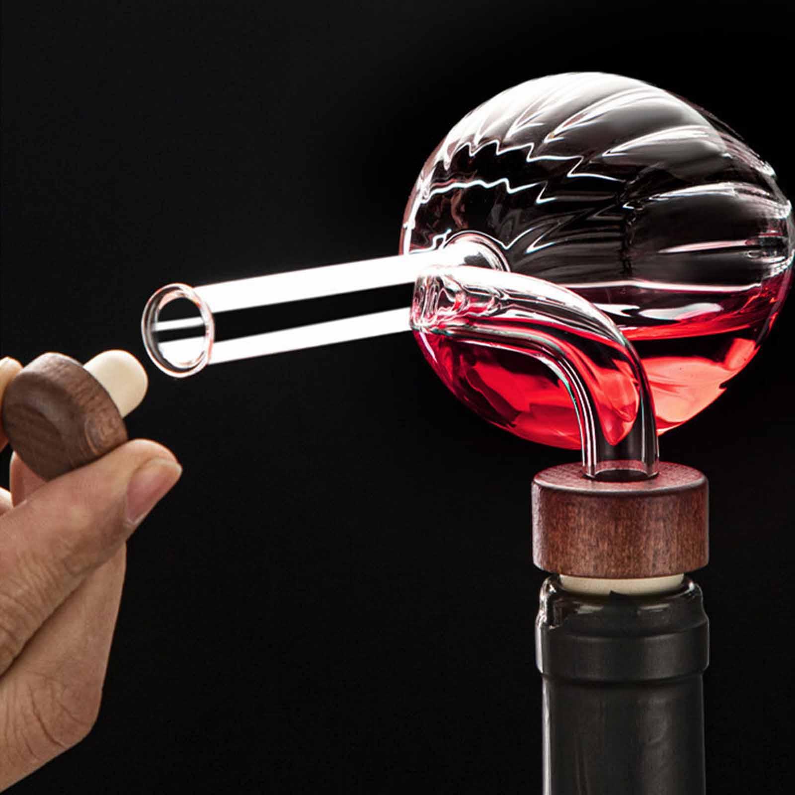 مجموعة زجاجية مبتكرة للصب السر - مراجعة Decanter Aerator Set وسعره