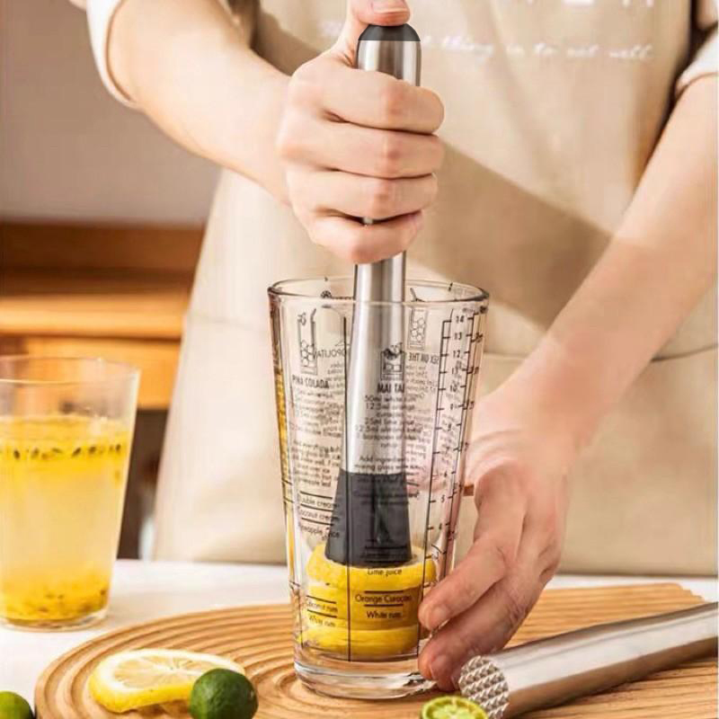 مطرقة ثلج قوية متعددة الاستخدا - مراجعة Muddler Cocktail Bar وسعره