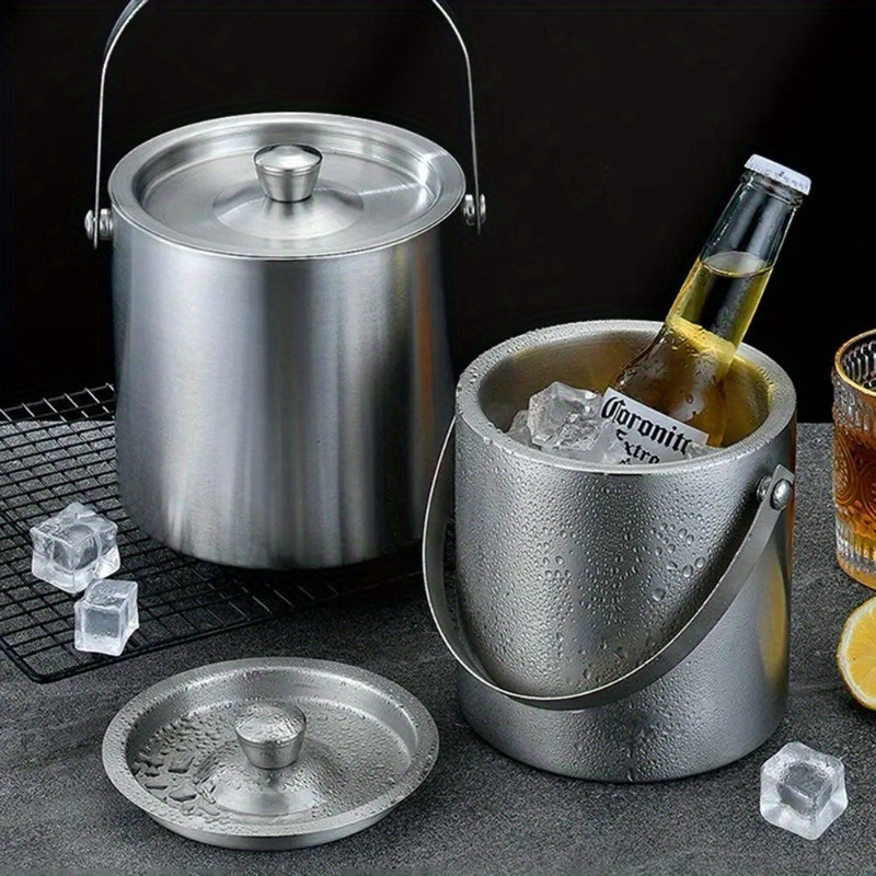 دلو ثلج معزول من الفولاذ المقا - مراجعة Wine Beer Champagne وسعره