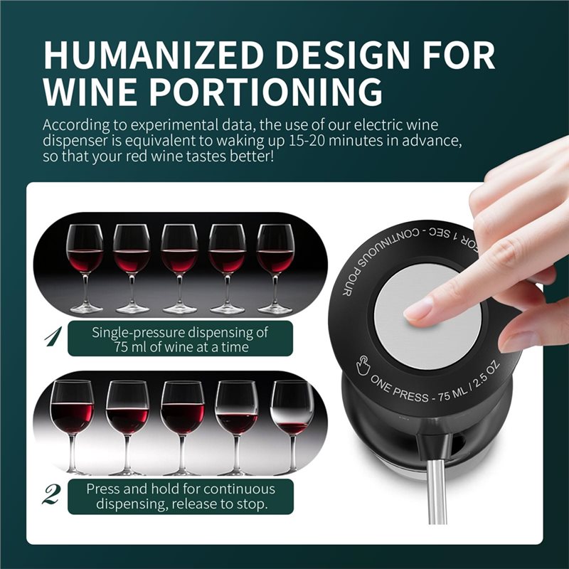 مهوية النبيذ الممتازة، إناء ال - مراجعة Decanter Aerator Set وسعره