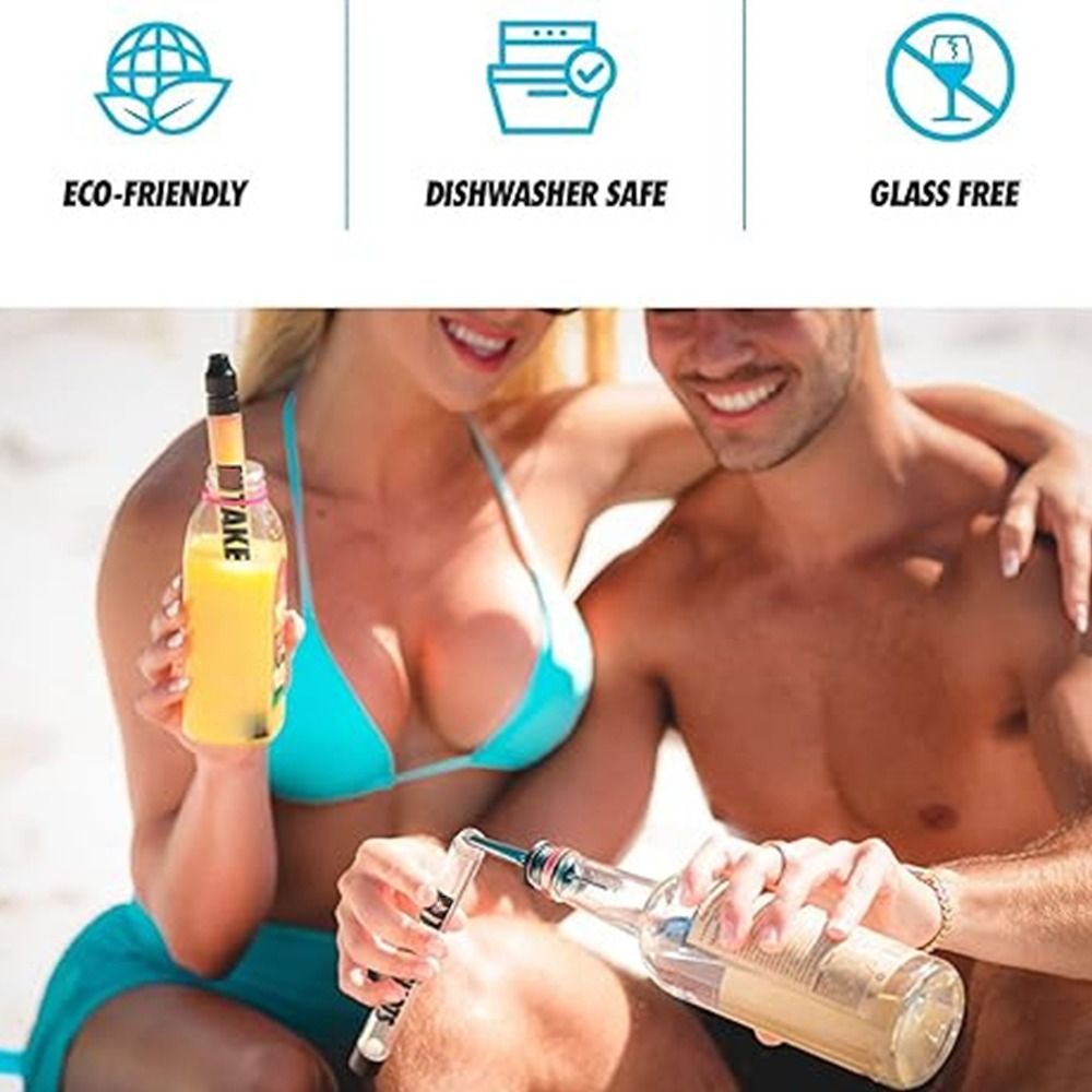 أكواب شرب من قش الشرب ، شفافة  - مراجعة Wine Beer And Liquor وسعره