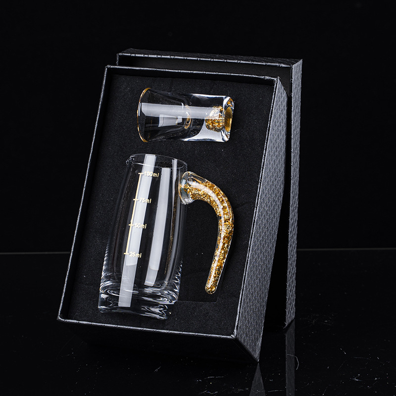طقم هدايا من 2/7 قطع من أكواب  - مراجعة Wine Vodka Beer وسعره
