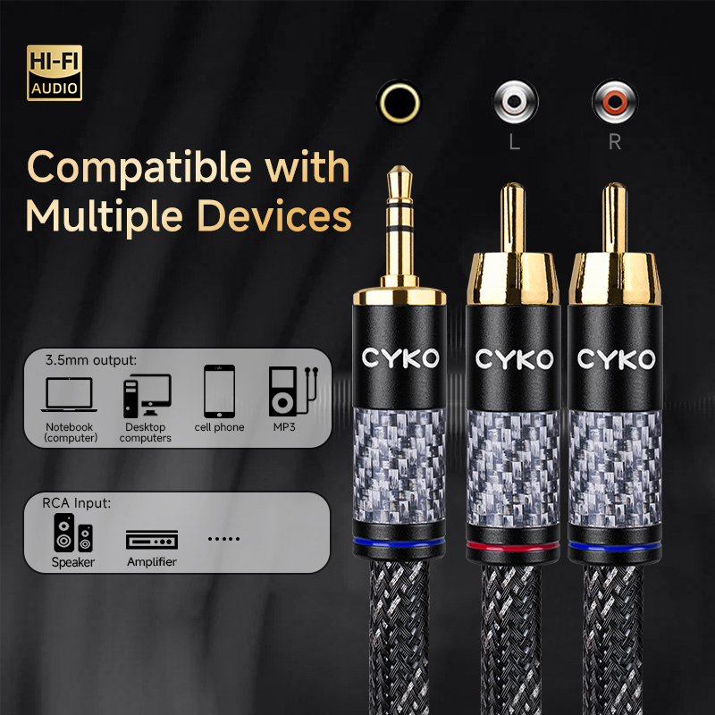 CYKO Hifi 6N OFC كابل الصوت 3. - مراجعة Wine Xo وسعره