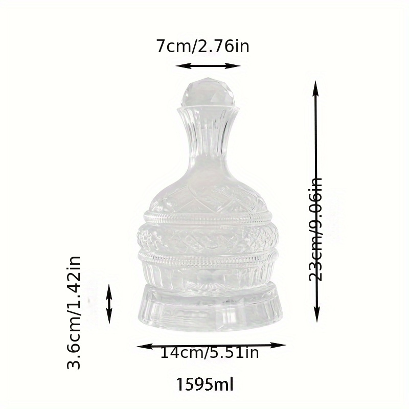 مجموعة إناء النبيذ الكريستالية - مراجعة Decanter Aerator Set وسعره