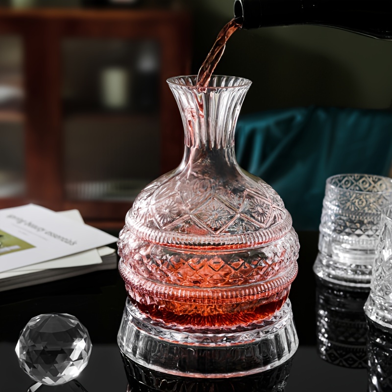 مجموعة إناء النبيذ الكريستالية - مراجعة Decanter Aerator Set وسعره