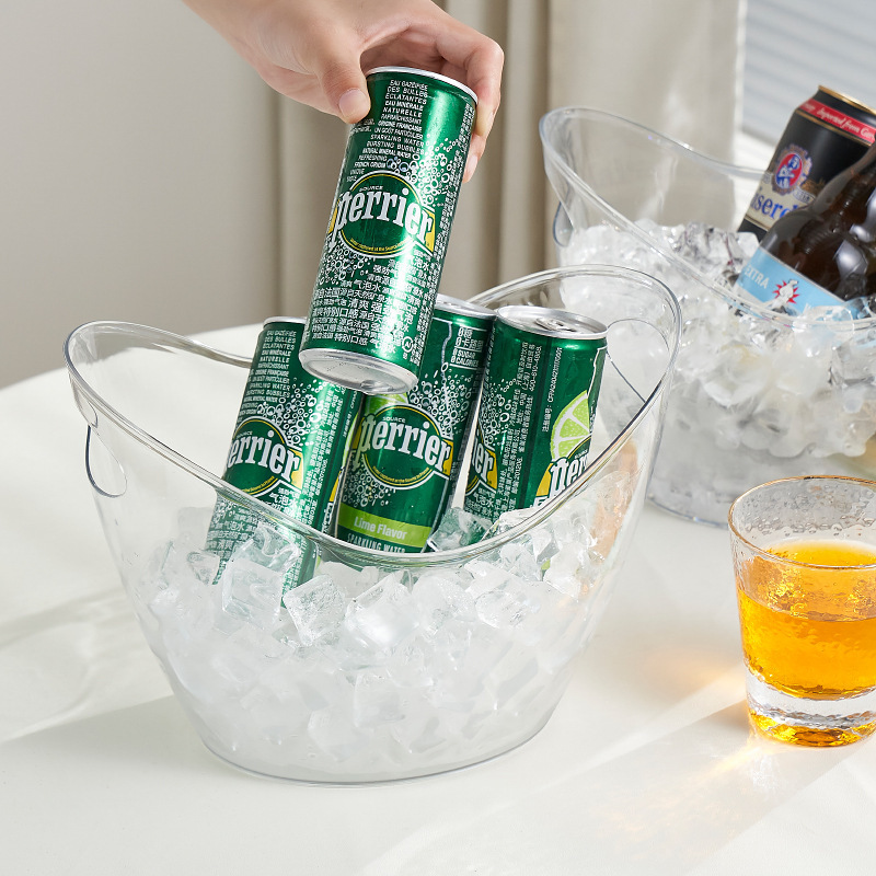 وعاء ثلج شفاف سعة 4 لتر مع مقب - مراجعة Wine Beer Champagne وسعره