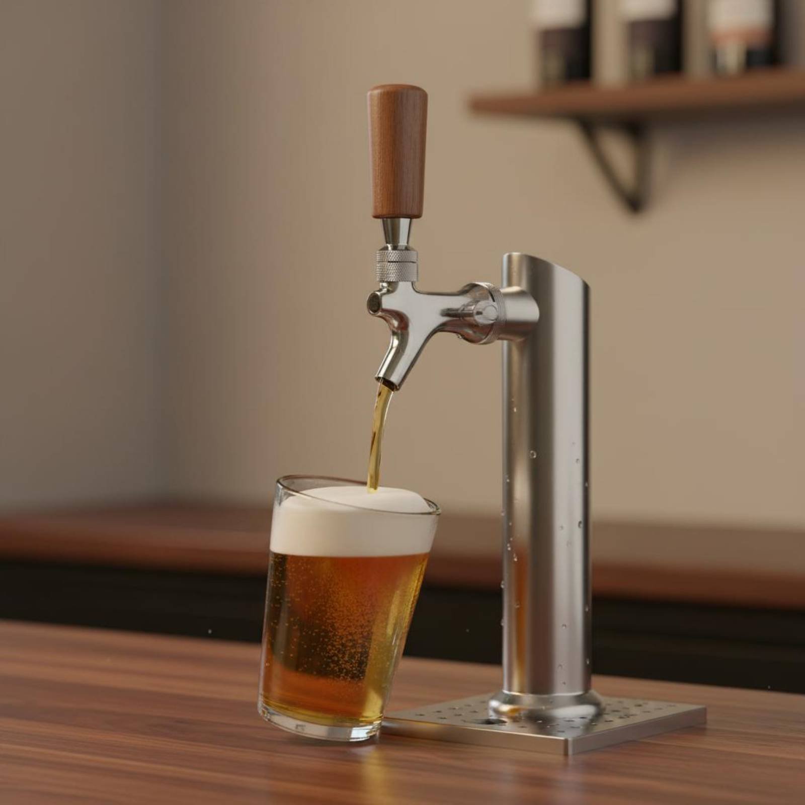 مقبض خشبي قصير لصنبور البيرة،  - مراجعة Wine Beer & More وسعره